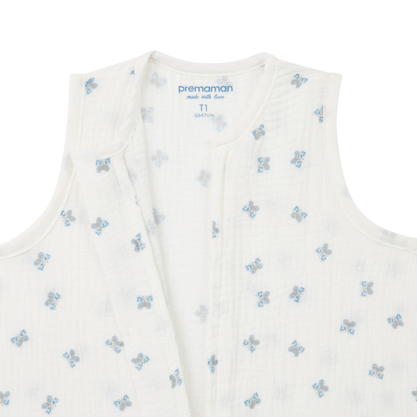 Gigoteuse sans manches en gaze de coton TOG 0,5 - Tiny Flowers - Prémaman