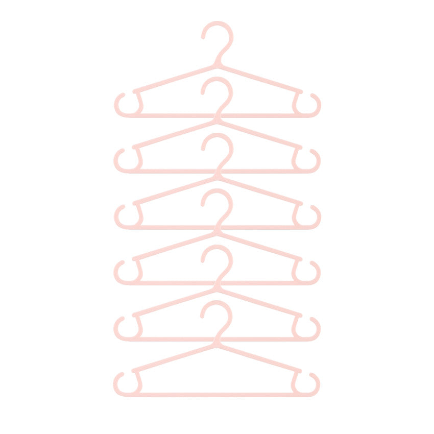 Set of 6 Baby Hangers - Pink - Prémaman