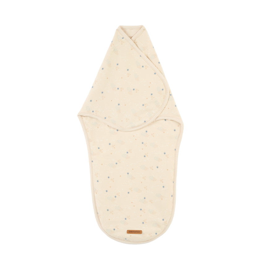 Couverture d'emmaillotage Bande de rêveurs - Beige - Prémaman