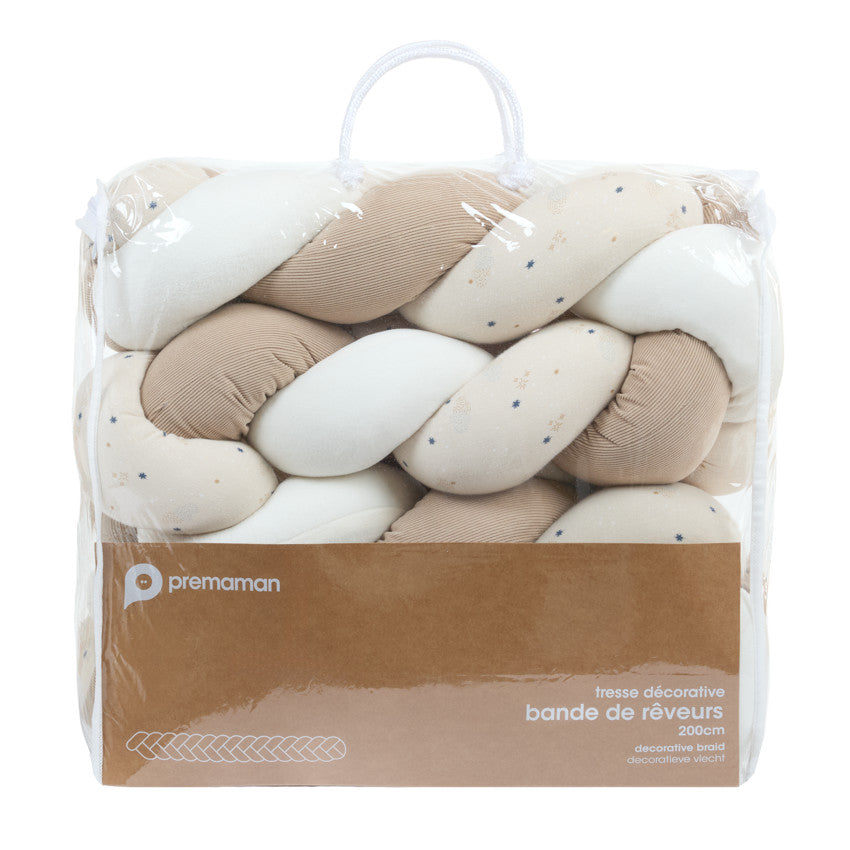 Tresse décorative "Bande de Rêveurs" - Beige - Prémaman