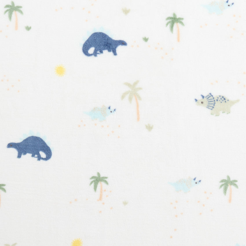 Couverture en sherpa motif dinosaure - 80x110 cm - Prémaman