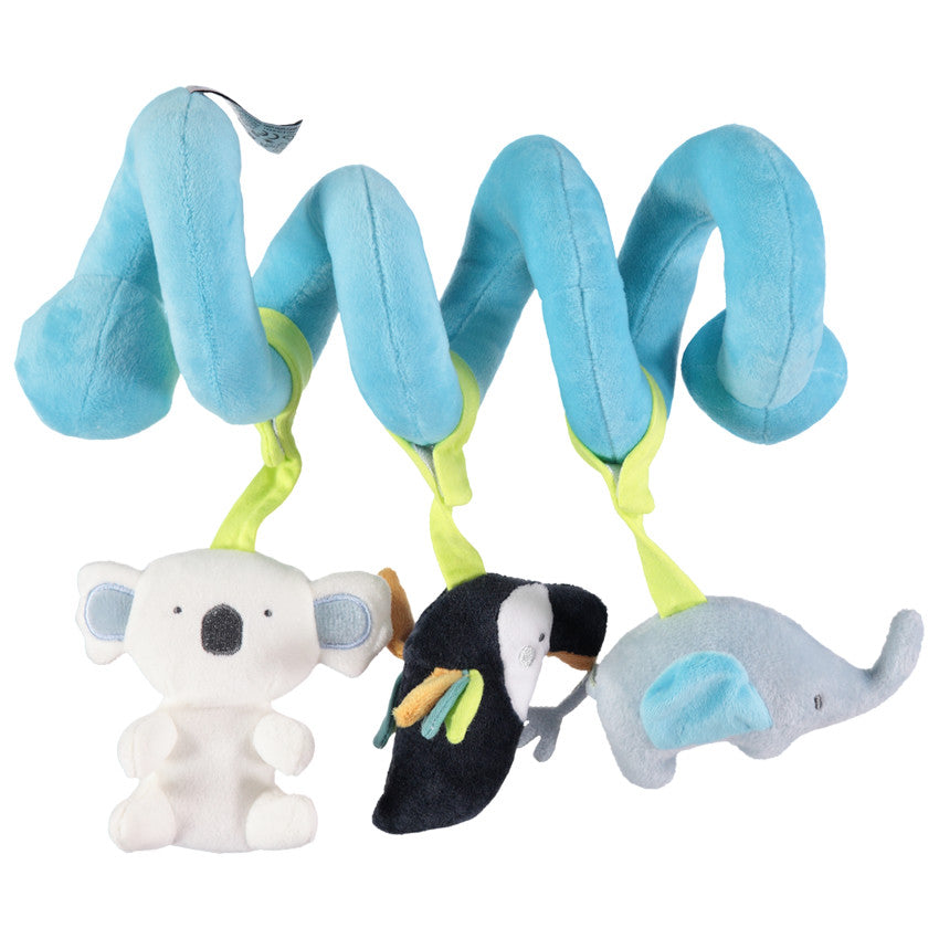 Spirale d'activités en velours - Crazy Jungle - Prémaman