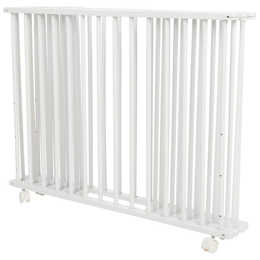 Parc pliable en bois Pocket blanc - Prémaman