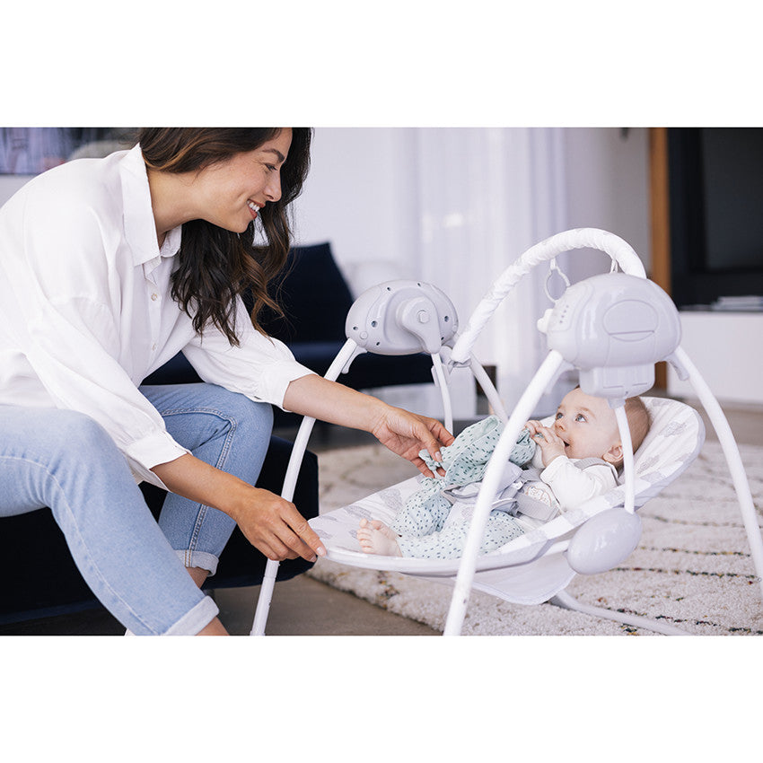 Balancelle électrique Nuage gris/blanc - Prémaman