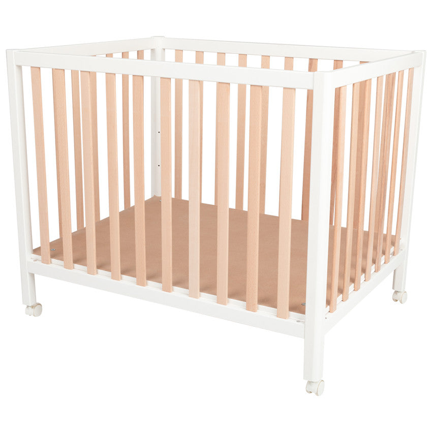 Parc en bois Tommy blanc - Prémaman