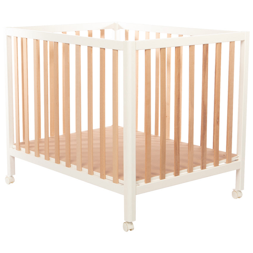 Parc en bois Tommy blanc - Prémaman