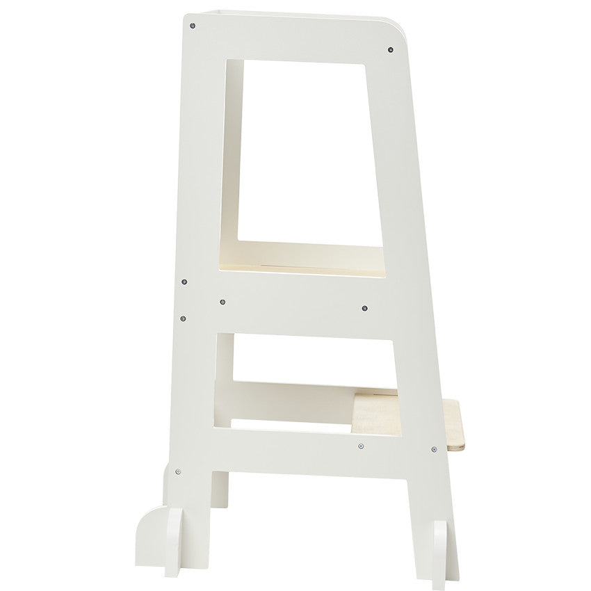 Tour d'apprentissage Premissori avec tableau noir en bois blanc - Prémaman