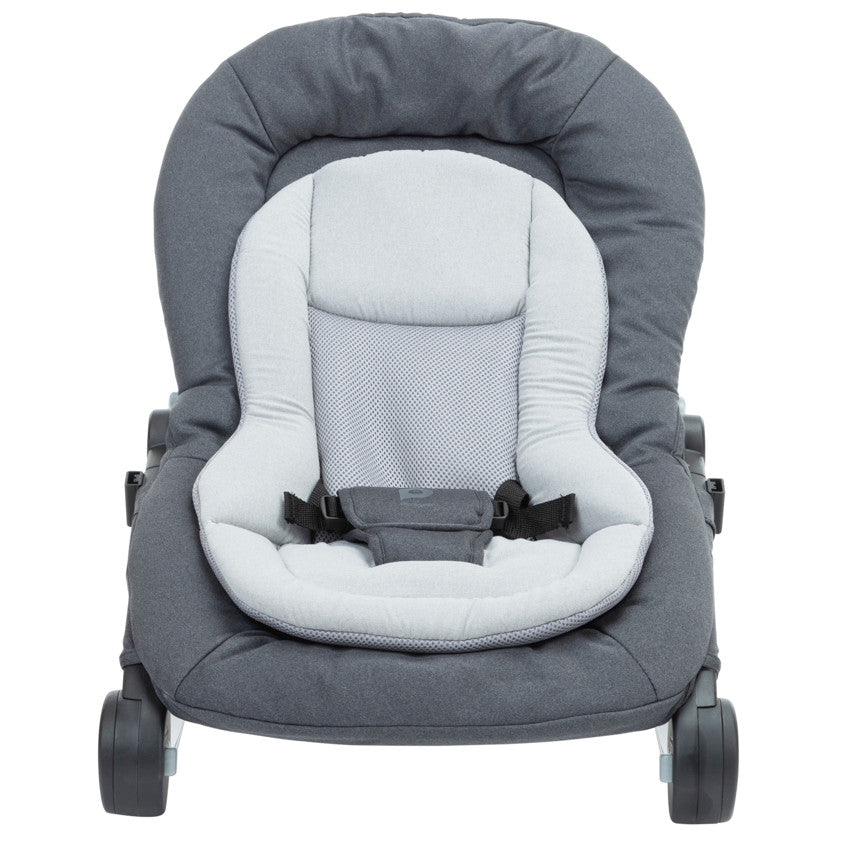 Transat Sluggy avec arche de jeux gris - Prémaman