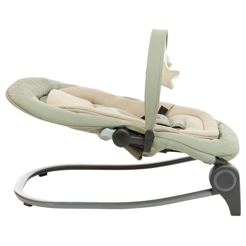 Transat Sluggy avec arche de jeux kaki - Prémaman