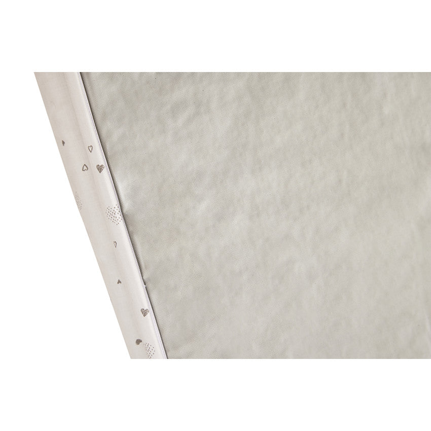 Tapis de motricité pliable 120 x 120 cm imprimé cœurs - Prémaman