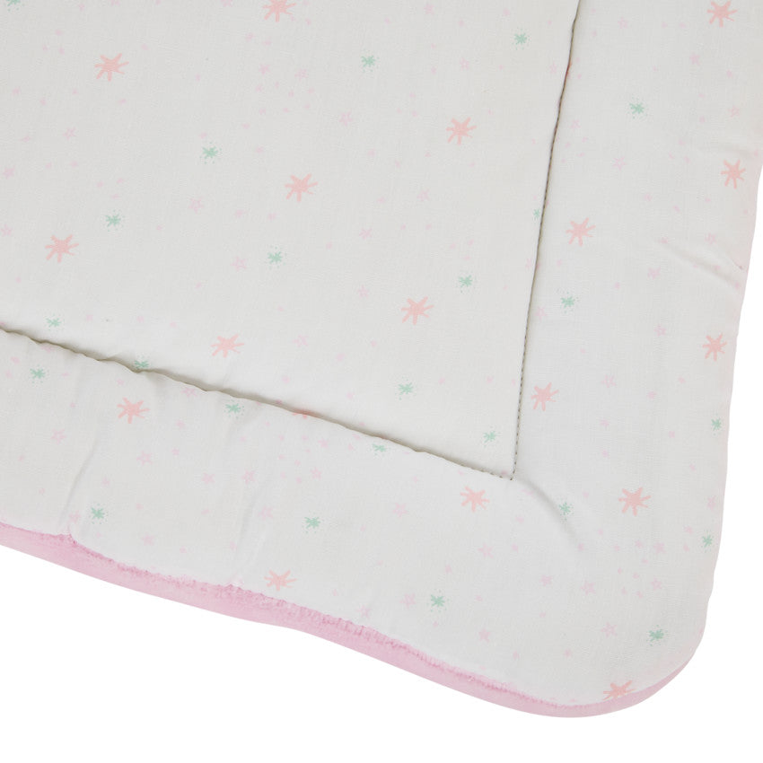 Tapis de parc bi-matière 70 x 95 cm imprimé/Papillon - Prémaman