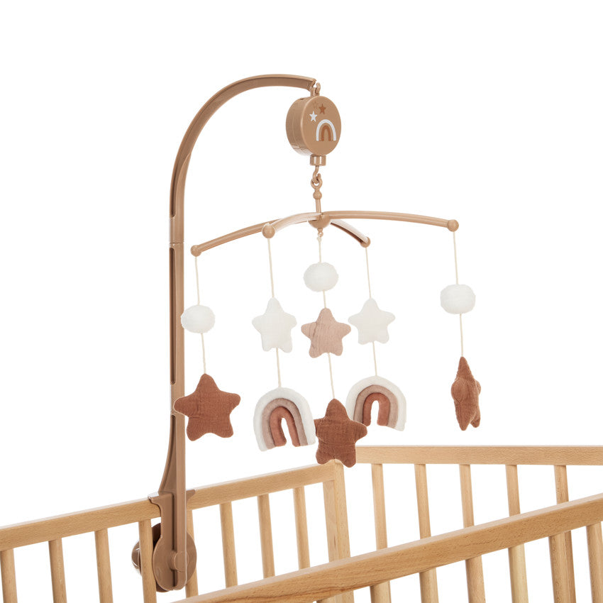 Mobile musical étoiles et arc-en-ciel - Prémaman