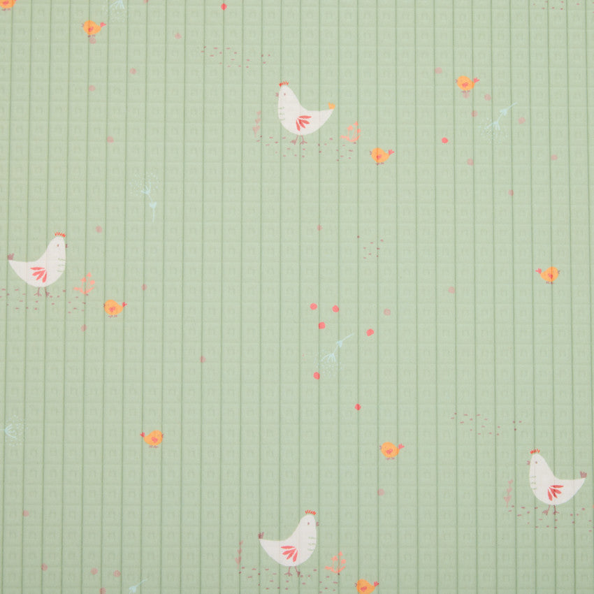 Tapis de jeu réversible en mousse ferme/circuit - Prémaman