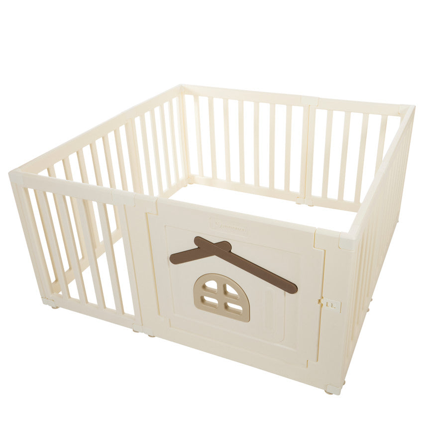 Parc modulable Joy en plastique blanc - Prémaman