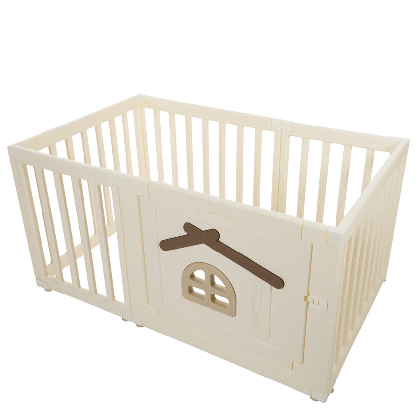 Parc modulable Joy en plastique blanc - Prémaman