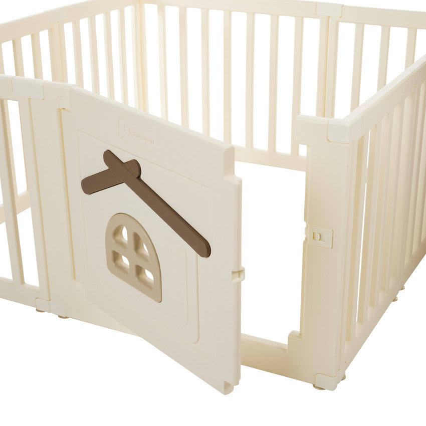 Parc modulable Joy en plastique blanc - Prémaman