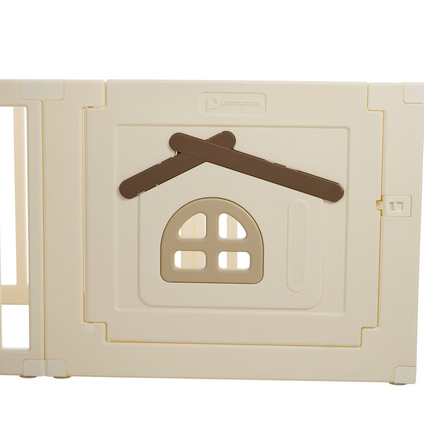 Parc modulable Joy en plastique blanc - Prémaman