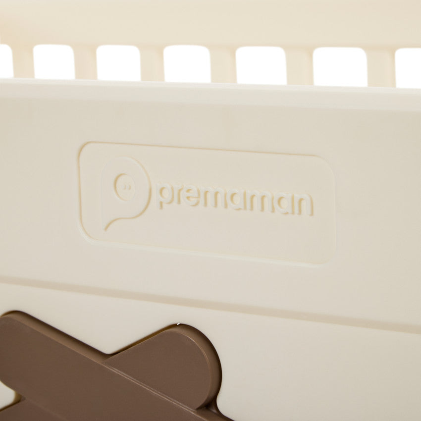 Parc modulable Joy en plastique blanc - Prémaman