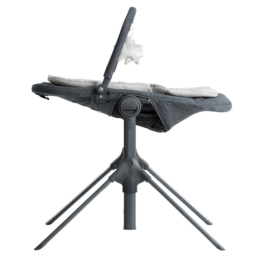 Transat réglable en hauteur Uppy gris - Prémaman