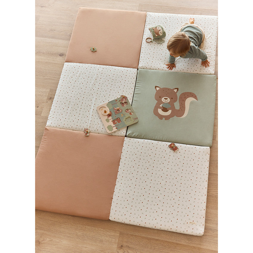 Tapis de motricité pliable 180 x 120 cm Roi des Forêt - Prémaman