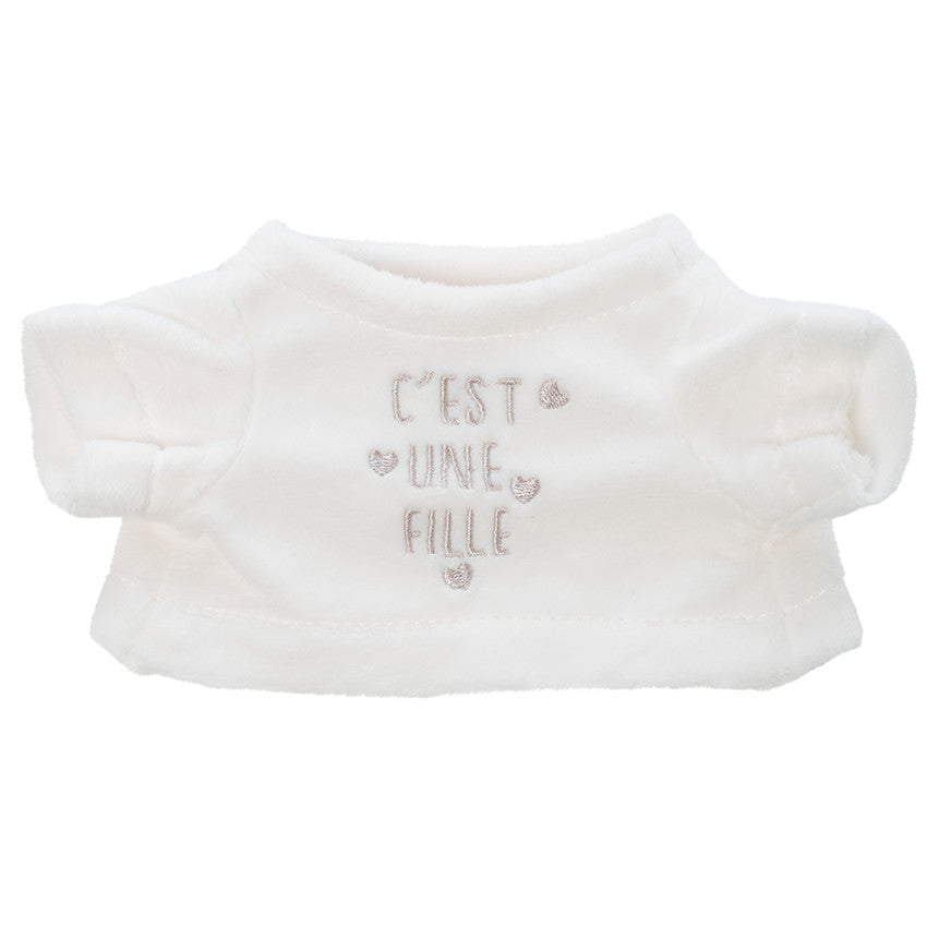 "It's a girl" birth announcement plush outfit - Premaman
