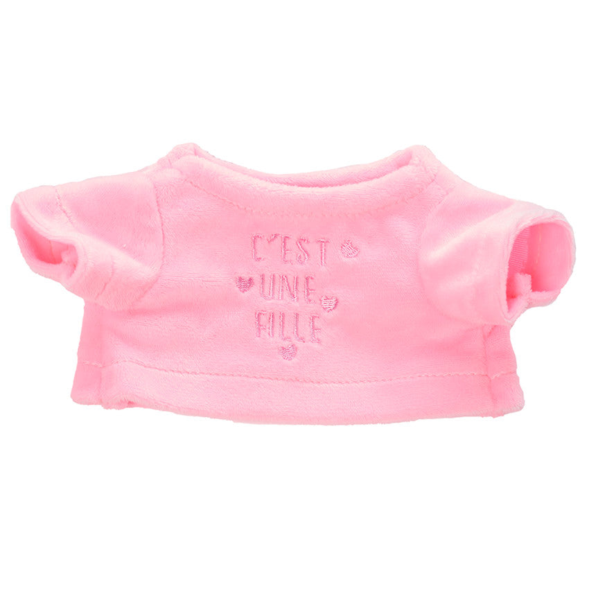 Habillage pour peluche annonce de naissance "c'est une fille" - Prémaman
