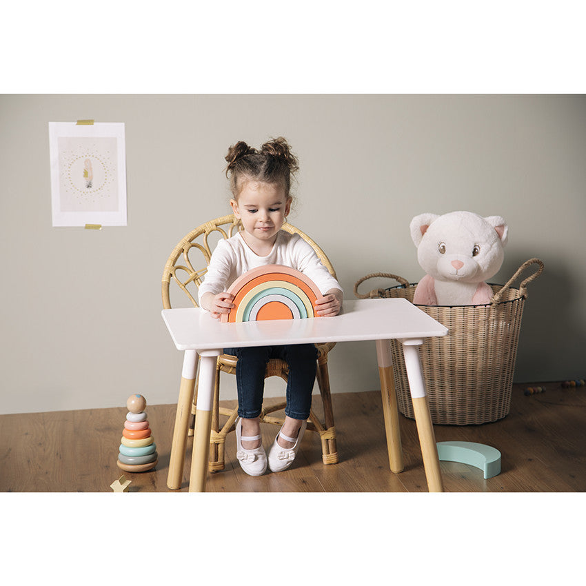 Jouet 1er âge arc-en-ciel à empiler Crazy Colors - Prémaman