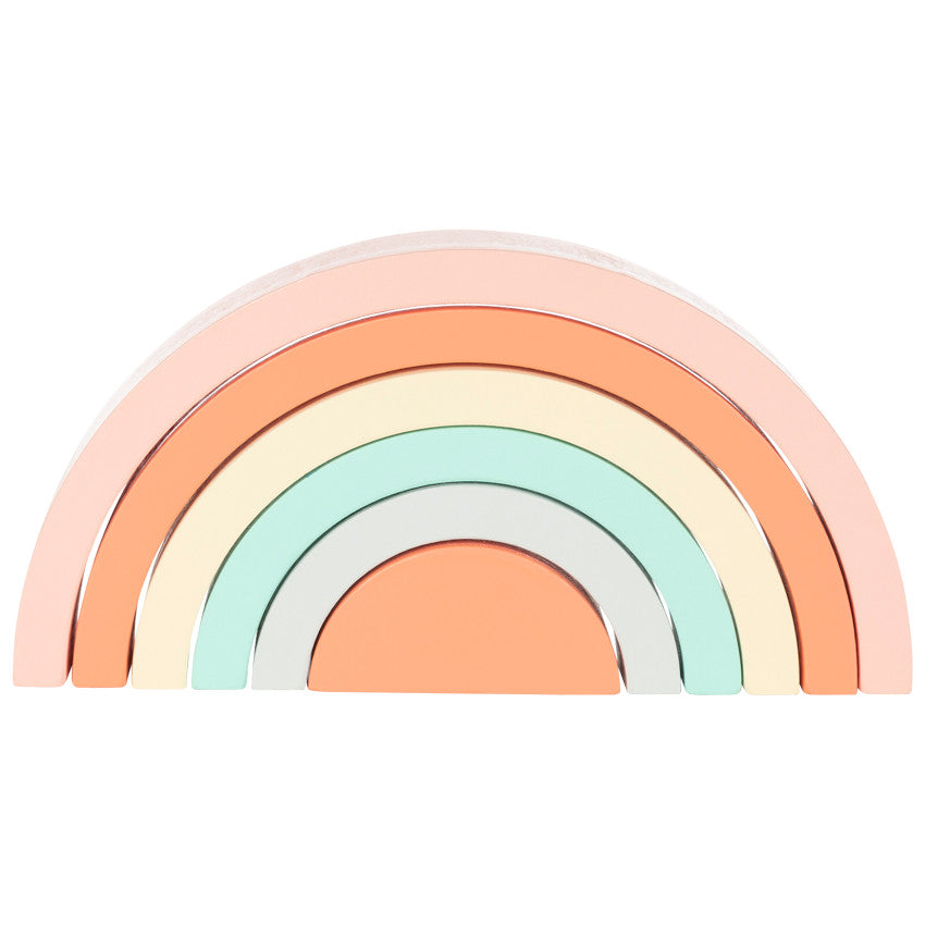 Jouet 1er âge arc-en-ciel à empiler Crazy Colors - Prémaman