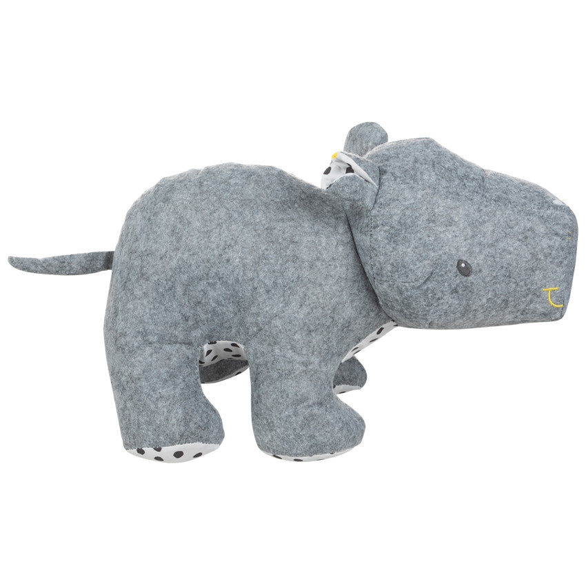 Felt hippopotamus plush - Prémaman