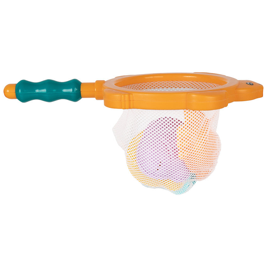 Bath toy 5 animal moulds and net - Prémaman