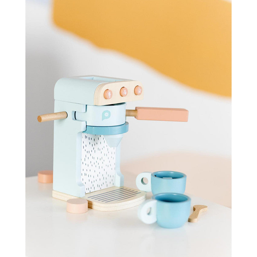 Cafetière avec 2 tasses en bois - Crazy colors 2.0 - Prémaman