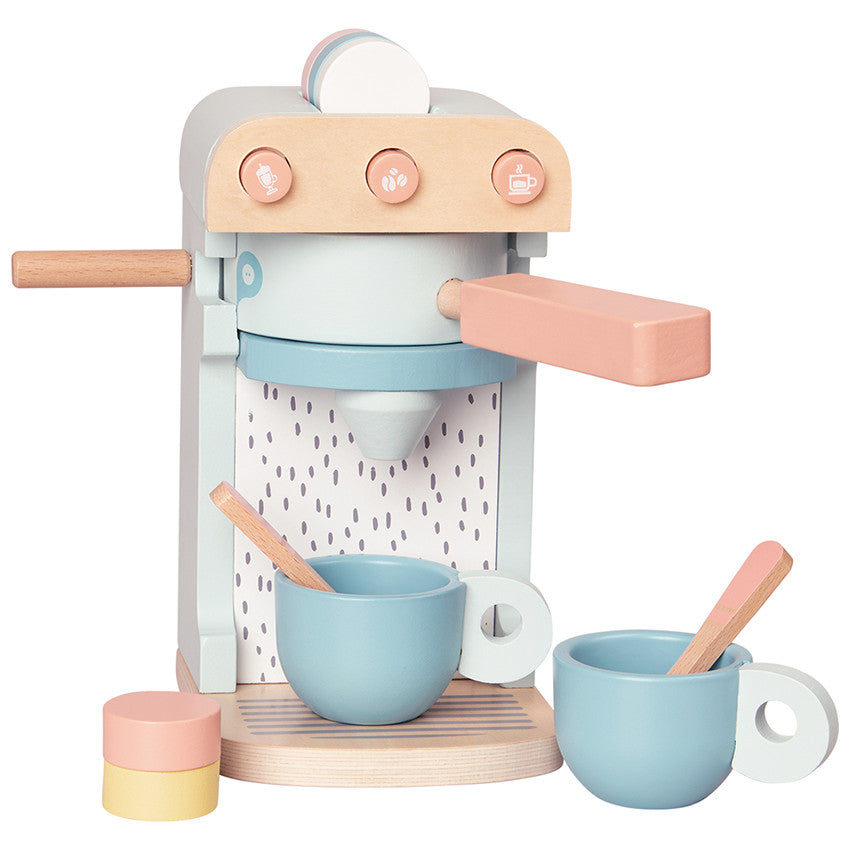 Cafetière avec 2 tasses en bois - Crazy colors 2.0 - Prémaman