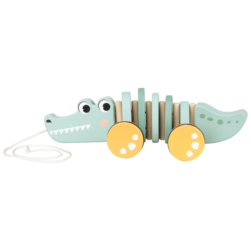 Crocodile à tirer - Multicolore - Prémaman