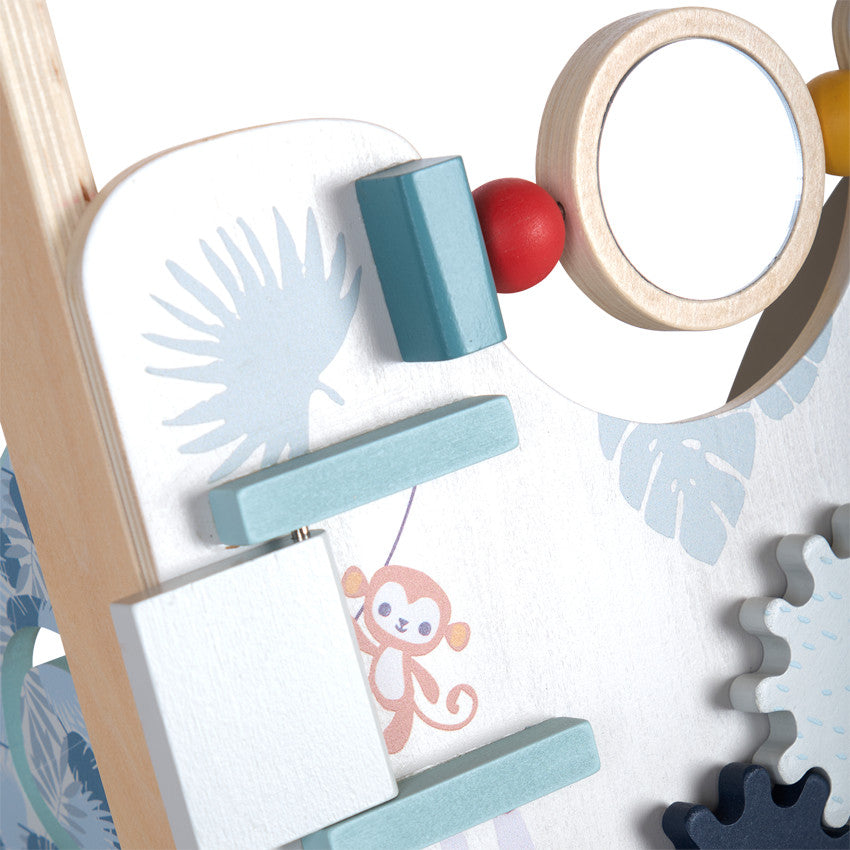 Chariot de marche et d'activités en bois Happy Wild - Prémaman