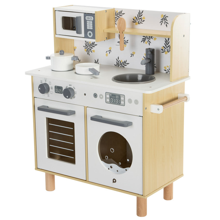Wooden fitted kitchen - Prémaman