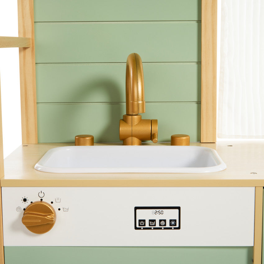 Cuisine tout équipée avec accessoires en bois - Prémaman
