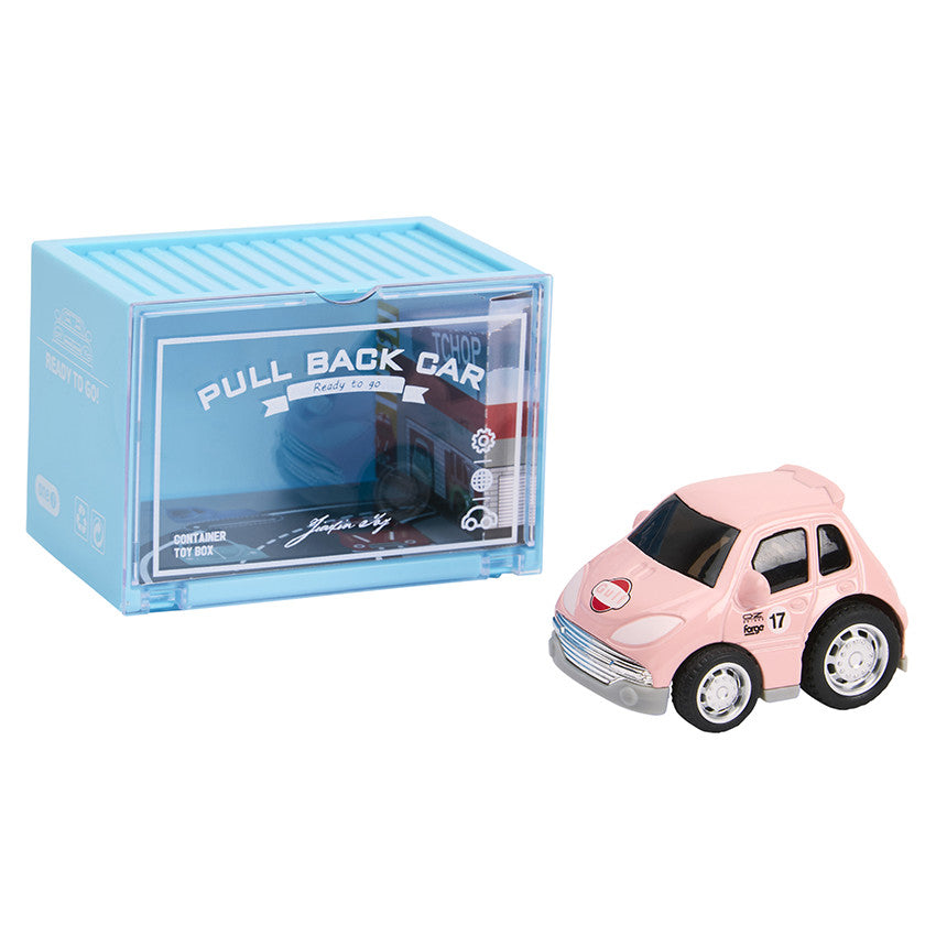 Véhicule miniature à friction Voiture de racing rose/noir - Prémaman