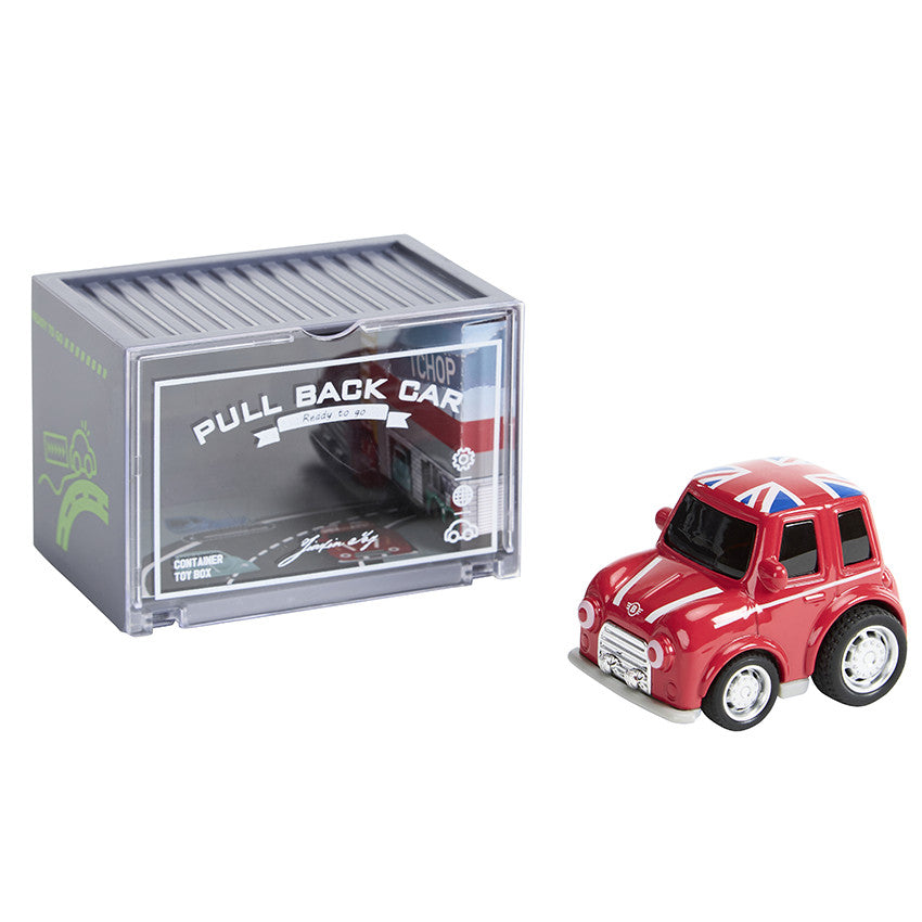 Véhicule miniature à friction Voiture anglaise rouge - Prémaman
