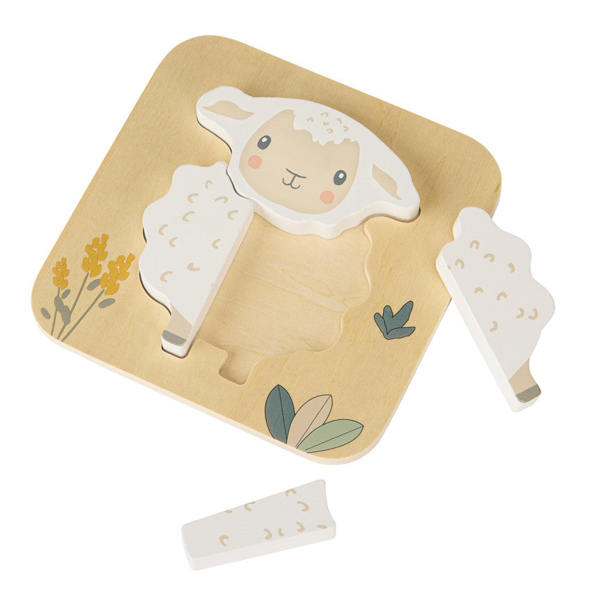 Wooden 4-piece Sheep Puzzle - Prémaman