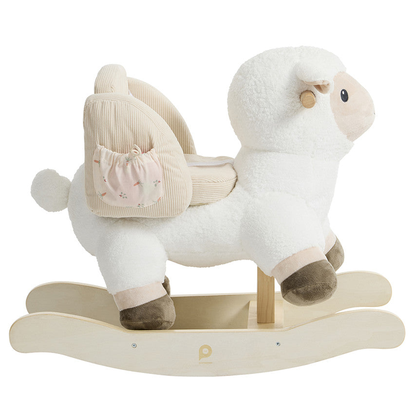 Rocking sheep with 2 sensory toys - Prémaman