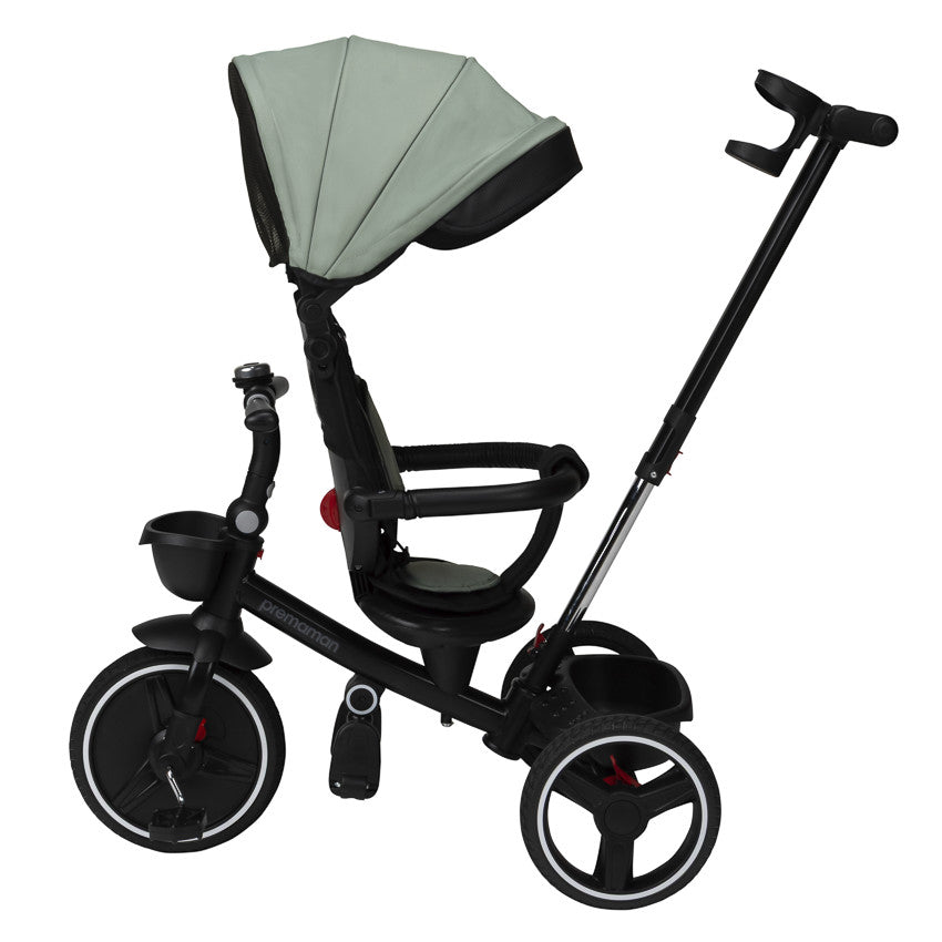 Tricycle évolutif Triky 5 en 1 vert - Prémaman