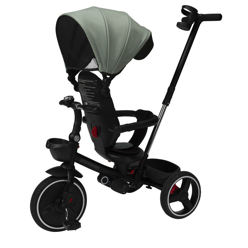 Tricycle évolutif Triky 5 en 1 vert - Prémaman