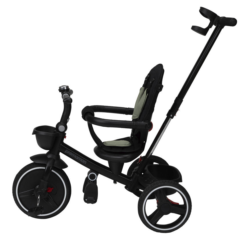 Tricycle évolutif Triky 5 en 1 vert - Prémaman