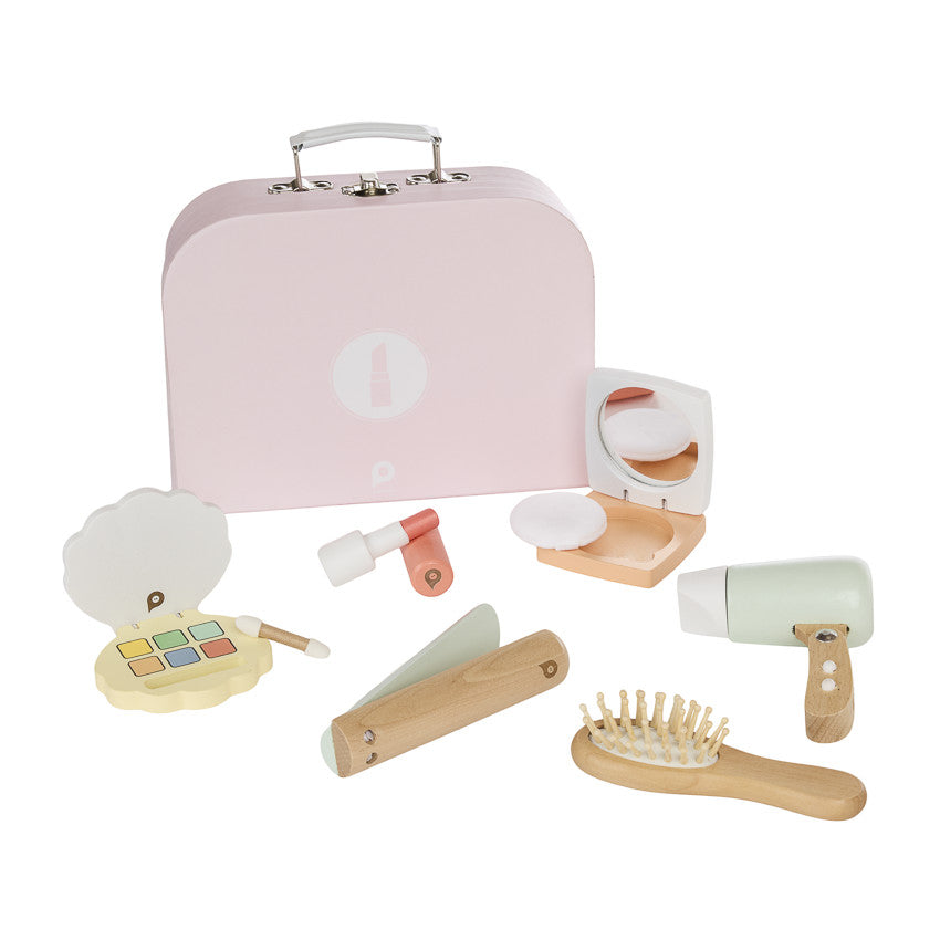 Pink Wooden Hair and Make-up Kit - Maternity Photoshoot