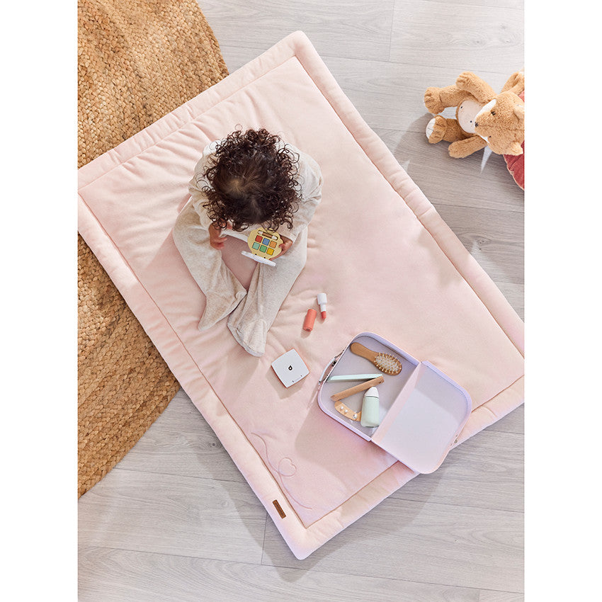 Kit de coiffure et de maquillage en bois rose - Prémaman