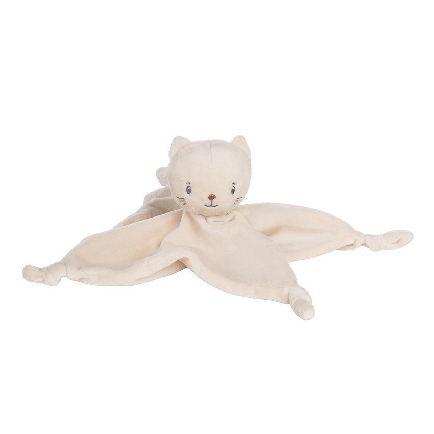 Doudou plat Mon Petit Chat beige - Prémaman