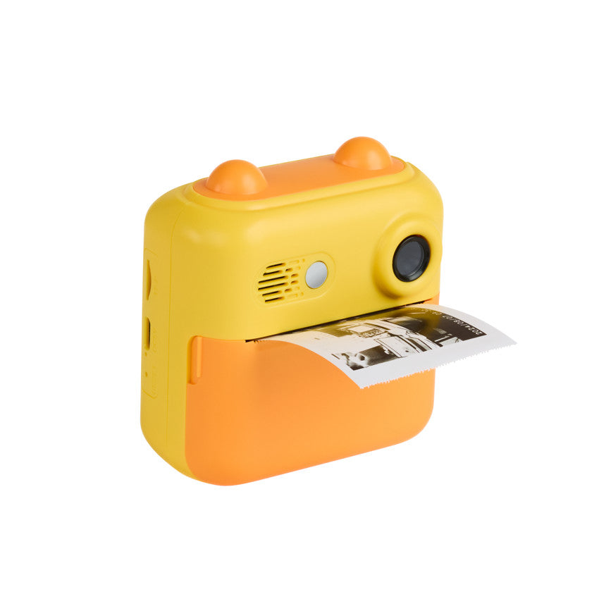 Appareil photo pour enfant avec impression instantanée – Jaune - Prémaman