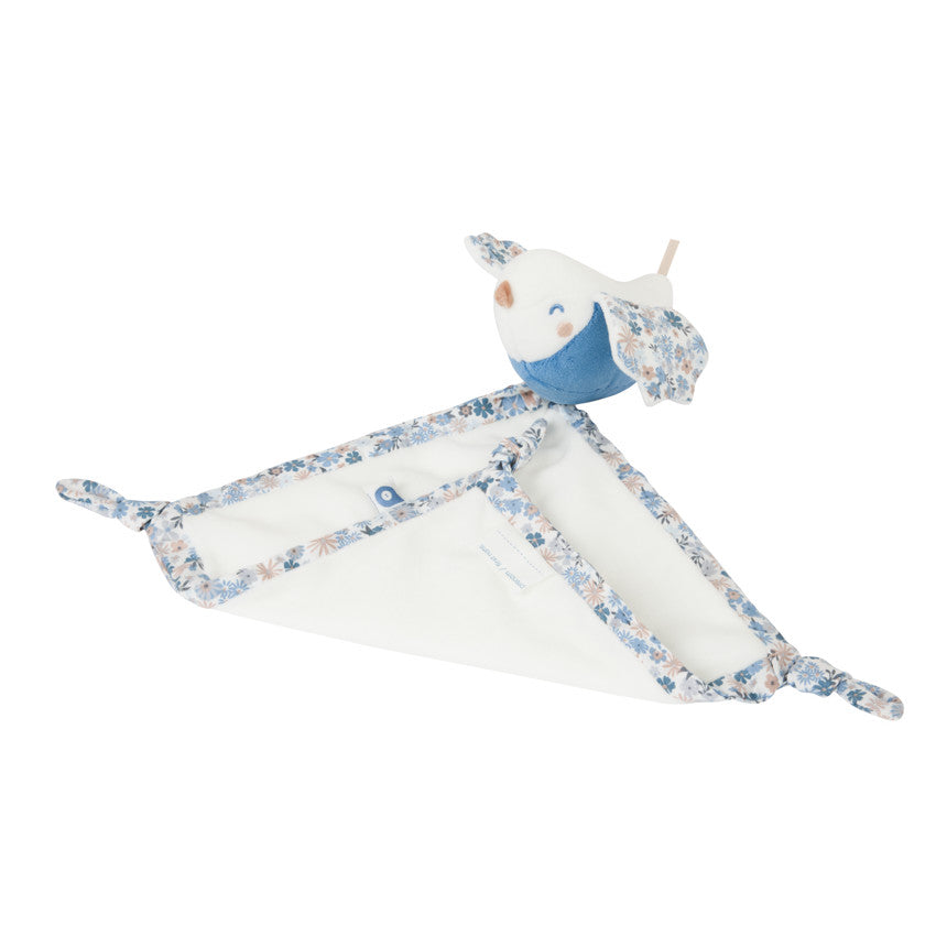 Doudou mouchoir oiseau - Tiny Flowers - Prémaman