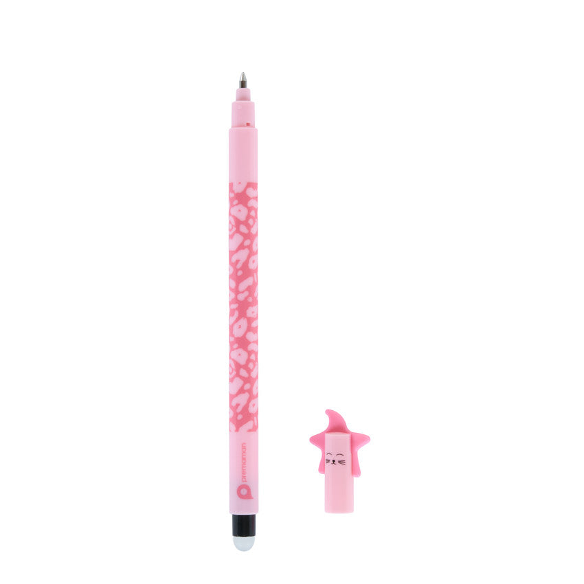 Stylo chat à encre gel effaçable - Prémaman