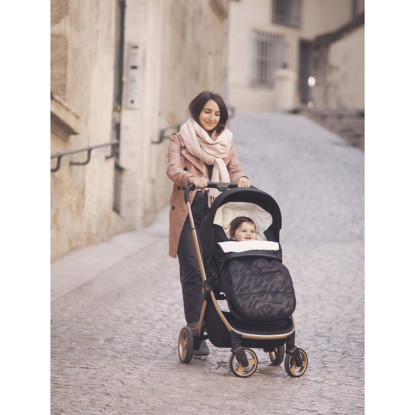 Chancelière camouflage polaire Tessa - Noir - Prémaman